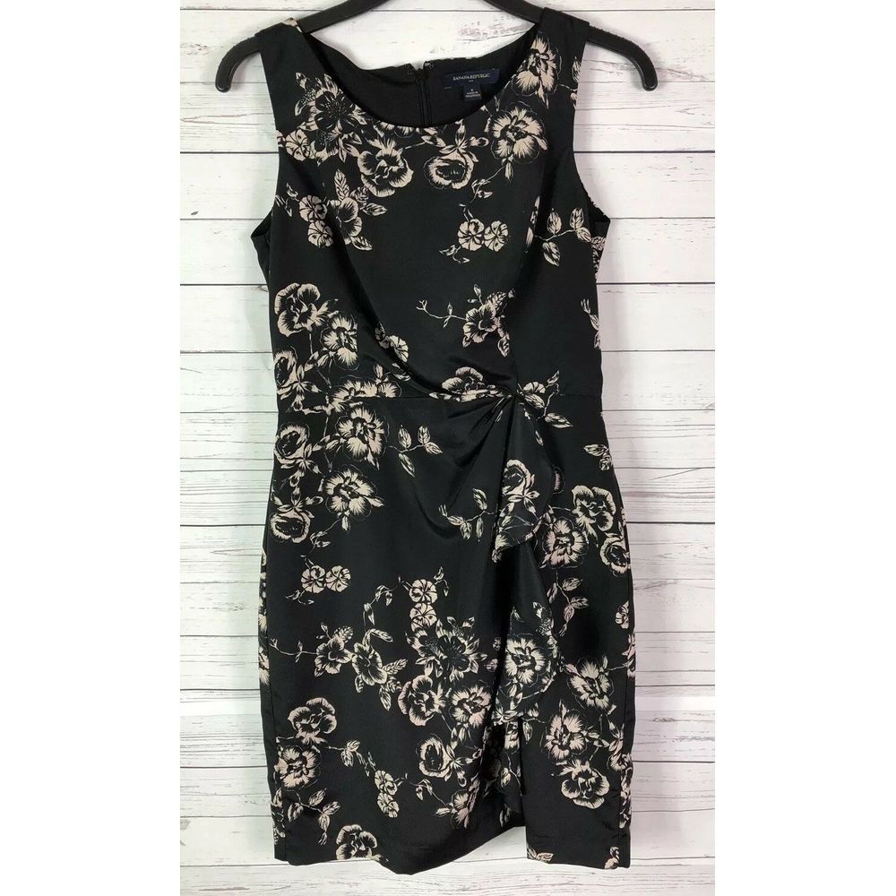 Banana Republic Dress Sleeveless Floral 0